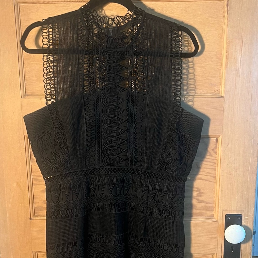 Bardot Black Lace Dress